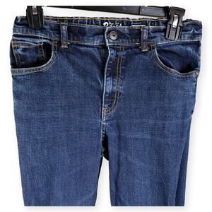 B'gosh Girls Dark Wash Adjustable Waist Skinny Jeans 14 R